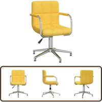 Esszimmerstuhl Drehbar Senfgelb Stoff - Vidaxl Esszimmerstuhl Drehbar Senfgelb Stoff - Vidaxl von VIDAXL
