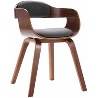 Vidaxl - Esszimmerstuhl Dunkelgrau Bugholz und Stoff Vidaxl - Esszimmerstuhl Dunkelgrau Bugholz und Stoff von VIDAXL