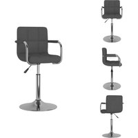 Vidaxl - Esszimmerstuhl Dunkelgrau Stoff - Esszimmerstuhl - Drehstuhl - Höhenverstellbar - Bürostuhl - Gaststuhl Vidaxl - Esszimmerstuhl Dunkelgrau Stoff - Esszimmerstuhl - Drehstuhl - Höhenverstellbar - Bürostuhl - Gaststuhl von VIDAXL