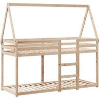 Vidaxl - Etagenbett ohne Matratze 90x190 cm Massivholz Kiefer von VIDAXL