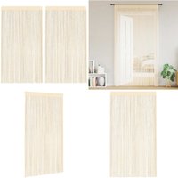 Vidaxl - Fadenvorhänge 2 Stk. 100 x 250 cm Cremefarben - Fadenvorhänge - Cremefarbene Vorhänge - Textilvorhänge - Wohnzimmerdeko - Schlafzimmerdeko Vidaxl - Fadenvorhänge 2 Stk. 100 x 250 cm Cremefarben - Fadenvorhänge - Cremefarbene Vorhänge - Textilvorhänge - Wohnzimmerdeko - Schlafzimmerdeko von VIDAXL