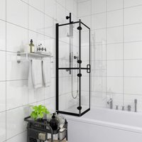 Faltbare Duschkabine esg Schwarz 80x140 cm - Vidaxl Faltbare Duschkabine esg Schwarz 80x140 cm - Vidaxl von VIDAXL