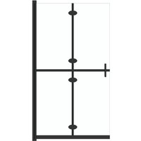 Bonnevie - Faltbare begehbare Duschwand Transparentes esg Glas 70x190 cm vidaXL42286 von BONNEVIE