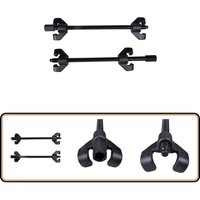 Vidaxl - Federspanner Set, 2- tlg. 90-370mm Auto Tuning Tieferlegung - Feder Spanner - Federhalter - Werkzeugkasten - Schraubendreher - Autoschrauben von VIDAXL