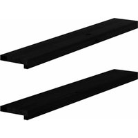 Vidaxl - Fensterbänke 2 Stk. Dunkelbraun 100x15x2 cm Massivholz Eiche Vidaxl - Fensterbänke 2 Stk. Dunkelbraun 100x15x2 cm Massivholz Eiche von VIDAXL