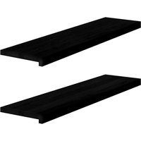 Vidaxl - Fensterbänke 2 Stk. Dunkelbraun 100x30x2 cm Massivholz Eiche Vidaxl - Fensterbänke 2 Stk. Dunkelbraun 100x30x2 cm Massivholz Eiche von VIDAXL