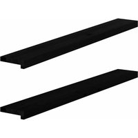 Vidaxl - Fensterbänke 2 Stk. Dunkelbraun 120x15x2 cm Massivholz Eiche Vidaxl - Fensterbänke 2 Stk. Dunkelbraun 120x15x2 cm Massivholz Eiche von VIDAXL