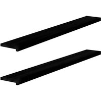 Vidaxl - Fensterbänke 2 Stk. Dunkelbraun 160x20x2 cm Massivholz Eiche Vidaxl - Fensterbänke 2 Stk. Dunkelbraun 160x20x2 cm Massivholz Eiche von VIDAXL