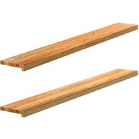 Vidaxl - Fensterbänke 2 Stk. Hellbraun 160x20x2 cm Massivholz Eiche Vidaxl - Fensterbänke 2 Stk. Hellbraun 160x20x2 cm Massivholz Eiche von VIDAXL