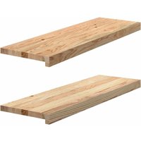 Fensterbänke 2 Stk. Unbehandelt 80x25x2 cm Massivholz Eiche vidaXL Fensterbänke 2 Stk. Unbehandelt 80x25x2 cm Massivholz Eiche vidaXL von VIDAXL