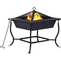 Feuerstelle Schwarz 42x42x45 cm Stahl Vidaxl Feuerstelle Schwarz 42x42x45 cm Stahl Vidaxl von VIDAXL