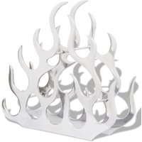 Vidaxl - Flaschenregal für 11 Flaschen Silbern Aluminium von VIDAXL