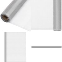 Vidaxl - Fliegengitter Aluminium 112x1000 cm Silbern - Insektenschutz - Fliegengitter - Alu-Netz - Gartenzaun - Vogelfang - Home & Living von VIDAXL