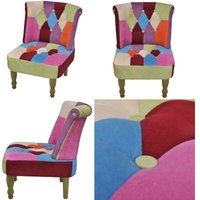Vidaxl - Französischer Stuhl mit Patchwork-Design Stoff - Französischer Stuhl - Patchwork-Stuhl - Esszimmerstuhl - Couchtischstuhl - Beistellstuhl Vidaxl - Französischer Stuhl mit Patchwork-Design Stoff - Französischer Stuhl - Patchwork-Stuhl - Esszimmerstuhl - Couchtischstuhl - Beistellstuhl von VIDAXL