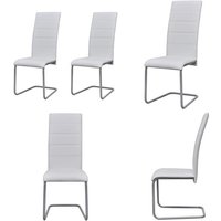 Vidaxl - Freischwinger 2 Stk. Weiß Kunstleder - Freischwinger - Esszimmerstühle - Stuhlset - Küchenstuhl - Moderner Sessel - Home & Living Vidaxl - Freischwinger 2 Stk. Weiß Kunstleder - Freischwinger - Esszimmerstühle - Stuhlset - Küchenstuhl - Moderner Sessel - Home & Living von VIDAXL