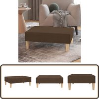 Fußhocker Braun 78x56x32 cm Stoff - Fußhocker - Sitzsack - Beistelltisch - Lounge Möbel - Wohnzimmer Deko von VIDAXL