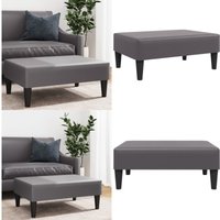 Vidaxl - Fußhocker Grau 77x55x31 cm Kunstleder - Sitzsack - Hocker - Fußhocker - Grau - Kunstleder - Home & Living Vidaxl - Fußhocker Grau 77x55x31 cm Kunstleder - Sitzsack - Hocker - Fußhocker - Grau - Kunstleder - Home & Living von VIDAXL