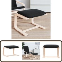 Vidaxl - Fußhocker Schwarz 51x41x40 cm Stoff - Sitzhocker - Fußhocker - Polsterhocker - Beistelltisch - Wohnzimmerdeko Vidaxl - Fußhocker Schwarz 51x41x40 cm Stoff - Sitzhocker - Fußhocker - Polsterhocker - Beistelltisch - Wohnzimmerdeko von VIDAXL