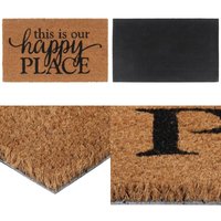 Vidaxl - Fußmatte Natur 45x75 cm Kokosfaser Getuftet - Kokosfußmatte - Eingangsmatte - Türklinse - Outdoor Matten - Gartenmatte - Home & Living von VIDAXL