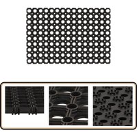 Vidaxl - Fußmatte Rechteckig 40x60 cm Gummi - Gummi Fußmatte - Rechteckige Fußmatte - Türmatte - Eintragematte - Rutschfeste Fußmatte von VIDAXL