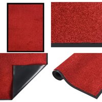 Fußmatte Rot 40x60 cm - Teppich - Fussmatte - Willkommensmatte - Hausmatte - Garderobe - Home & Living von VIDAXL