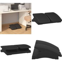 Fußstütze Schwarz 43,5x32,5x10,5 cm - Fußstütze - Ergonomischer Stuhl - Schreibtischaccessoires - Beinlagerung - Rutschfest - Home & Living von VIDAXL