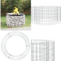 Vidaxl - Gabionen-Feuerstelle ø 100 cm Verzinktes Eisen - Gabionen Feuerstelle - Gabionen Feuerstellen - Home & Living - Silber Vidaxl - Gabionen-Feuerstelle ø 100 cm Verzinktes Eisen - Gabionen Feuerstelle - Gabionen Feuerstellen - Home & Living - Silber von VIDAXL
