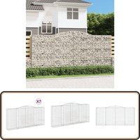 Vidaxl - Gabionen mit Hochbogen 7 Stk. 400x50x180/200cm Verzinktes Eisen - Gabionen - Gabionenwände - Gartendeko - Ziergarten - Eisenmöbel Vidaxl - Gabionen mit Hochbogen 7 Stk. 400x50x180/200cm Verzinktes Eisen - Gabionen - Gabionenwände - Gartendeko - Ziergarten - Eisenmöbel von VIDAXL
