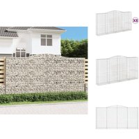 Vidaxl - Gabionen mit Hochbogen 8 Stk. 400x50x200/220cm Verzinktes Eisen - Gartendeko - Gabionen - Gabionenwände - Eisenmöbel - Gartenzubehör Vidaxl - Gabionen mit Hochbogen 8 Stk. 400x50x200/220cm Verzinktes Eisen - Gartendeko - Gabionen - Gabionenwände - Eisenmöbel - Gartenzubehör von VIDAXL