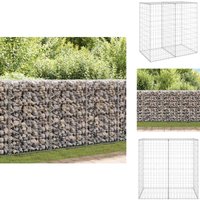Vidaxl - Gabionenwand mit Abdeckung Verzinkter Stahl 100x60x100 cm - Gabionenwand - Stahltrennung - Gartenzubehör - Terrassenbegrenzung - Sichtschutz Vidaxl - Gabionenwand mit Abdeckung Verzinkter Stahl 100x60x100 cm - Gabionenwand - Stahltrennung - Gartenzubehör - Terrassenbegrenzung - Sichtschutz von VIDAXL