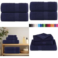 Gästetücher 2 Stk. Marineblau 30x50 cm 360 g/m² 100% Baumwolle - Vidaxl von VIDAXL