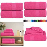 Gästetücher 2 Stk. Rosa 30x50 cm 360 g/m² 100% Baumwolle - Vidaxl von VIDAXL