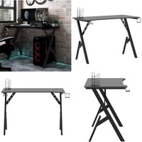 Vidaxl - Gaming-Schreibtisch mit Y-Gestell Schwarz und Rot 110x60x75 cm - Gaming-Schreibtisch - Gamer Schreibtisch - Etagenregal - Bürostuhl - Home Vidaxl - Gaming-Schreibtisch mit Y-Gestell Schwarz und Rot 110x60x75 cm - Gaming-Schreibtisch - Gamer Schreibtisch - Etagenregal - Bürostuhl - Home von VIDAXL