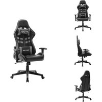 Gaming-Stuhl Schwarz und Grau Kunstleder - Gaming Stuhl - pc Stuhl - Bürostuhl - Ergonomischer Stuhl - Gamer Chair Gaming-Stuhl Schwarz und Grau Kunstleder - Gaming Stuhl - pc Stuhl - Bürostuhl - Ergonomischer Stuhl - Gamer Chair von VIDAXL