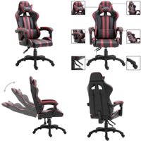 Gaming-Stuhl Weinrot Kunstleder - Gaming Stuhl - Gamer Chair - Bürostuhl - Schreibtischstuhl - Ergonomischer Stuhl - Home & Living Gaming-Stuhl Weinrot Kunstleder - Gaming Stuhl - Gamer Chair - Bürostuhl - Schreibtischstuhl - Ergonomischer Stuhl - Home & Living von VIDAXL