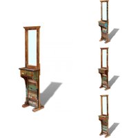 Vidaxl - Garderobenspiegel Altholz 47x23x180 cm - Garderobe Spiegel - Altholz - Vintage Spiegel - Retro Spiegel - Standspiegel von VIDAXL