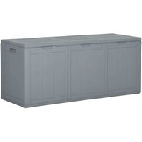 Garten-Aufbewahrungsbox 270 l Grau pp Rattan - Vidaxl von VIDAXL
