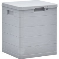 Garten-Aufbewahrungsbox 90 l Hellgrau vidaXL859239 von BONNEVIE