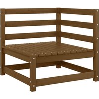 Vidaxl - Garten-Ecksofa Honigbraun Massivholz Kiefer 972806 von VIDAXL
