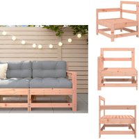 Garten-Ecksofa Massivholz Douglasie - Gartenstuhl - Holzsessel - Lounge Möbel - Gartenlounge - Außengartenmöbel von VIDAXL