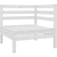 Vidaxl - Garten-Ecksofa Weiß Massivholz Kiefer Vidaxl - Garten-Ecksofa Weiß Massivholz Kiefer von VIDAXL