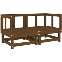 Vidaxl - Garten-Ecksofas 2 Stk. Honigbraun Massivholz Kiefer 73600 von VIDAXL
