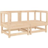 Vidaxl - Garten-Ecksofas 2 Stk. Massivholz Kiefer von VIDAXL