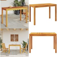 Vidaxl - Garten-Esstisch 110x55x75 cm Massivholz Akazie - Gartentisch - Esstisch - Akazienholz - Outdoortisch - Terrassenmöbel - Home & Living Vidaxl - Garten-Esstisch 110x55x75 cm Massivholz Akazie - Gartentisch - Esstisch - Akazienholz - Outdoortisch - Terrassenmöbel - Home & Living von VIDAXL