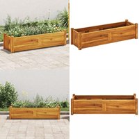Vidaxl - Garten-Hochbeet Akazienholz 100x30x25 cm - Holz Hochbeet - Akazienholz Hochbeet - Garten Hochbeet - Blumenerde Behälter - Balkonbepflanzung Vidaxl - Garten-Hochbeet Akazienholz 100x30x25 cm - Holz Hochbeet - Akazienholz Hochbeet - Garten Hochbeet - Blumenerde Behälter - Balkonbepflanzung von VIDAXL