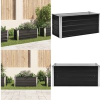 Vidaxl - Garten-Hochbeet Anthrazit 100 x 40 x 45 cm Verzinkter Stahl - Gartengefäße - Hochbeet - Pflanzkasten - Stahltanks - Anthrazit - Home & Living von VIDAXL