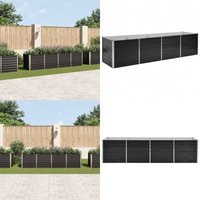 Vidaxl - Garten-Hochbeet Anthrazit 320 x 80 x 77 cm Verzinkter Stahl - Gartengefäß - Hochbeet - Balkonbepflanzung - Terrasse - Pflanzenbehälter Vidaxl - Garten-Hochbeet Anthrazit 320 x 80 x 77 cm Verzinkter Stahl - Gartengefäß - Hochbeet - Balkonbepflanzung - Terrasse - Pflanzenbehälter von VIDAXL