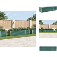 Vidaxl - Garten-Hochbeet Verzinkter Stahl 320x80x77 cm Grün - Gartenhochbeet - Metallhochbeet - Stahlteich - Balkonbepflanzung - Terrasse Bepflanzung Vidaxl - Garten-Hochbeet Verzinkter Stahl 320x80x77 cm Grün - Gartenhochbeet - Metallhochbeet - Stahlteich - Balkonbepflanzung - Terrasse Bepflanzung von VIDAXL