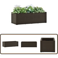Vidaxl - Garten-Hochbeet mit Selbstbewässerungssystem Mokka 100x43x33 cm - Selbstbewässerndes Hochbeet - Gartenhochbeet - Polypropylen Hochbeet Vidaxl - Garten-Hochbeet mit Selbstbewässerungssystem Mokka 100x43x33 cm - Selbstbewässerndes Hochbeet - Gartenhochbeet - Polypropylen Hochbeet von VIDAXL