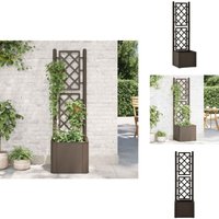 Vidaxl - Garten-Hochbeet mit Spalier und Selbstbewässerungssystem Mokka - Selbstbewässerndes Hochbeet - Gartengefäß - Blumentopf - Spalierpflanze Vidaxl - Garten-Hochbeet mit Spalier und Selbstbewässerungssystem Mokka - Selbstbewässerndes Hochbeet - Gartengefäß - Blumentopf - Spalierpflanze von VIDAXL